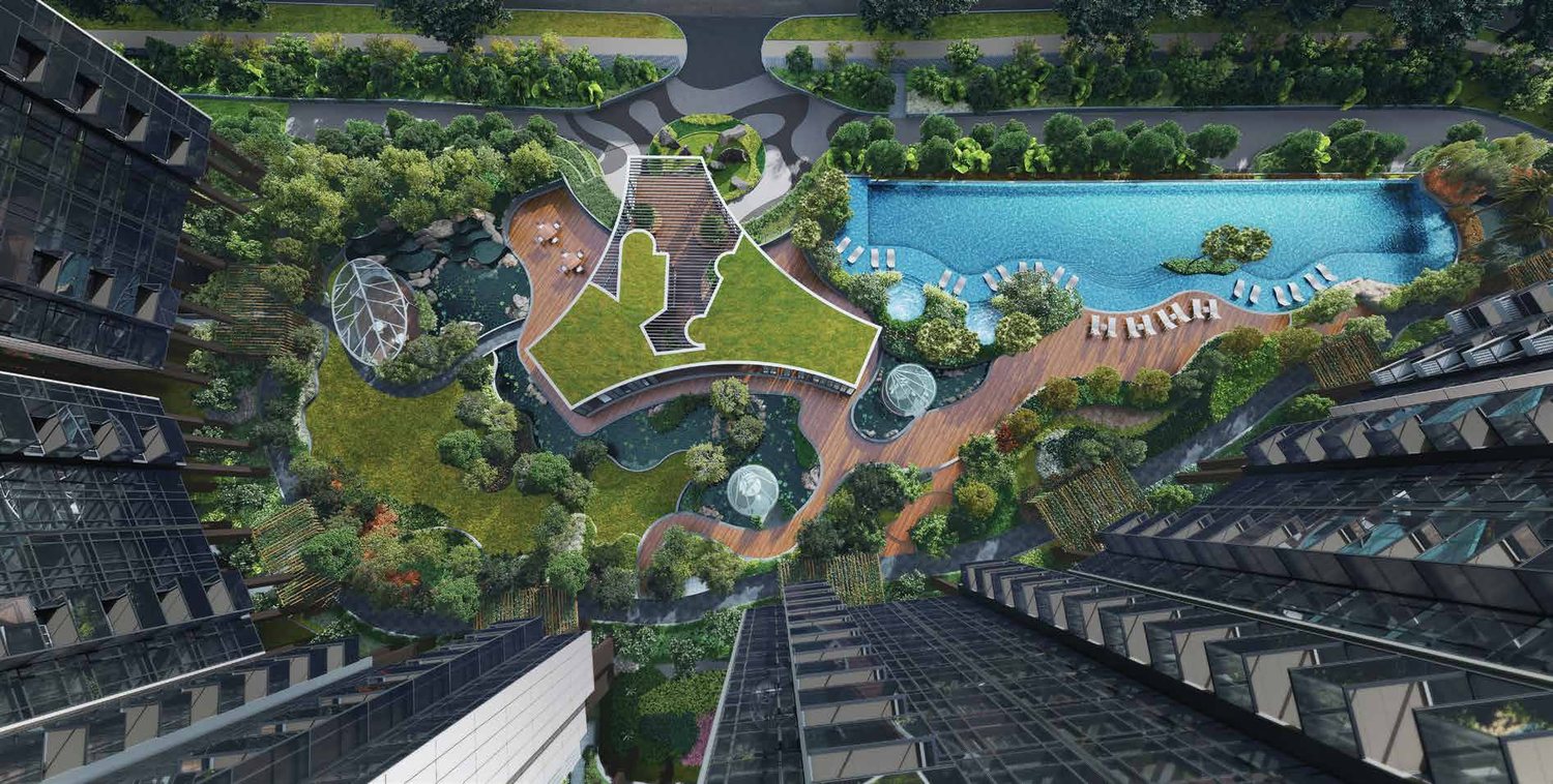 Garden from above